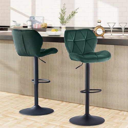 Set green velvet bar - of,