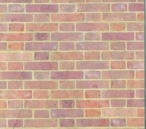 Old brick effect - paper,, dolls