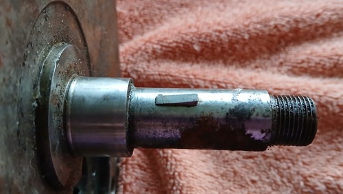 Norton cs1 crank shaft - cs1, half