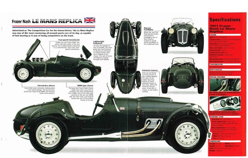 Frazer nash mans replica - frazer, le