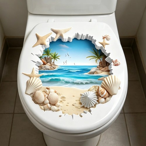 Sea shell toilet - shell, pvc