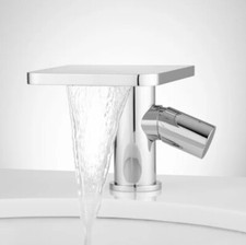 signature hardware Knox Waterfall Vessel Faucet - Chrome