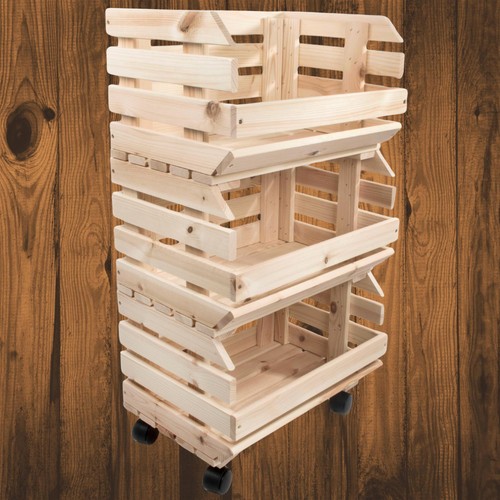 Wooden vegetable food storage - wooden,