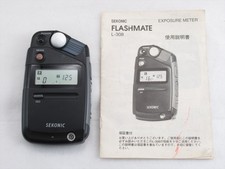 Sekonic L-308 Flash Mate Digital Light Exposure Meter w/ Instruction Manual 5613