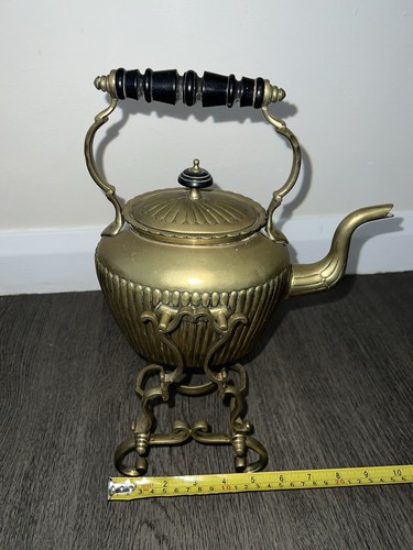 Vintage brass spirit kettle - vintage,