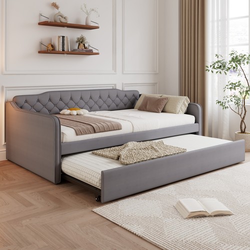 4ft6 double upholstered daybed - upholstered,