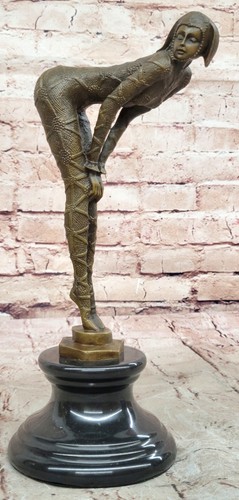 Chiparus bronze sculpture - chiparus, art