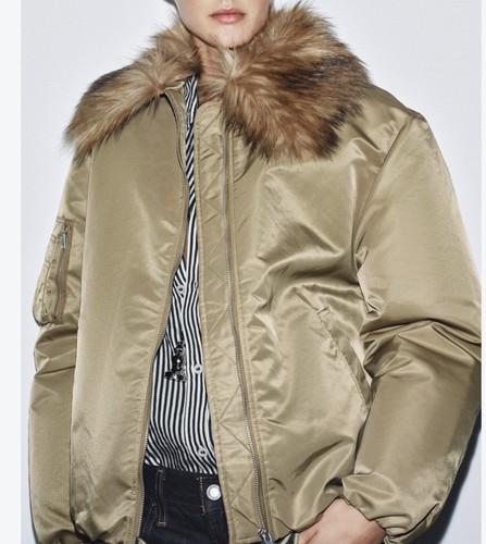 Zara faux fur - zara,