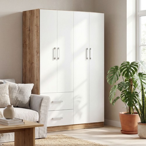 Large door wardrobe oakridge - large,