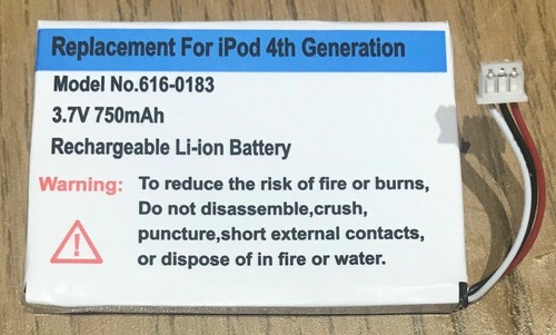 750mah ipod classic - classic, 4th