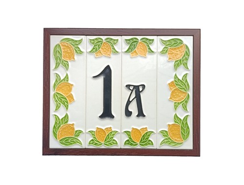 Hand painted ceramic - ceramic, lemon