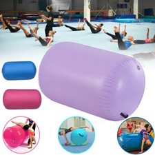Inflatable Gymnastic Air Barrel  Track Tumbling Mat w/E-Pump Gym Training Yoga