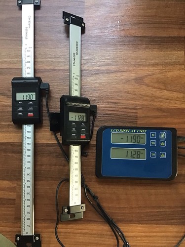 Vertical digital readout bars - digital,