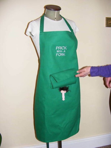 Valentine mens apron with - valentine,