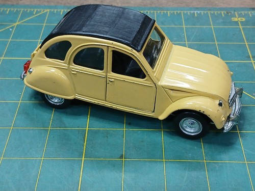 Polistil citroen 2cv beige - citroen,