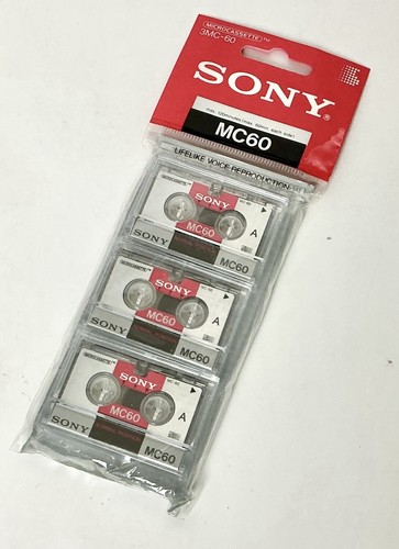 New sony microcassette - sony, mc-60