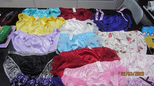 Job lot satin vintage - 14,