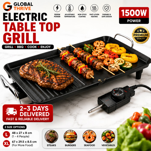 Electric table top grill - table,