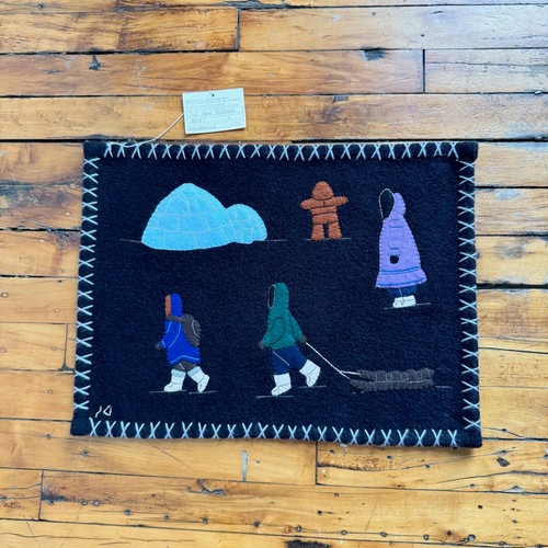 Vintage inuit felted wool - inuit,