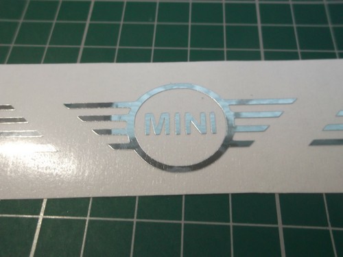 Mini cooper chrome - chrome, vinyl
