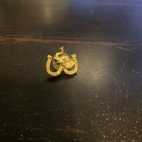 Gold tone lucky elephant - gold,