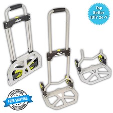 Heavy Duty Folding Sack Truck Industrial Hand Trolley Warehouse Car Cart 60kg