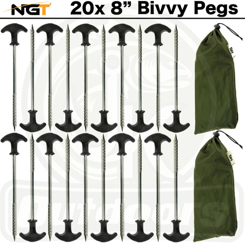 20x bivvy tent pegs heavy - 20x,