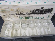 Set Of 6 Vintage Luminarc Gold