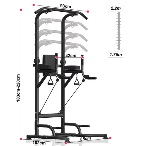 Power tower dip station - tower,