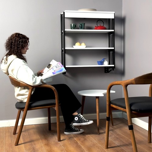 Wall mounted folding table - mounted,
