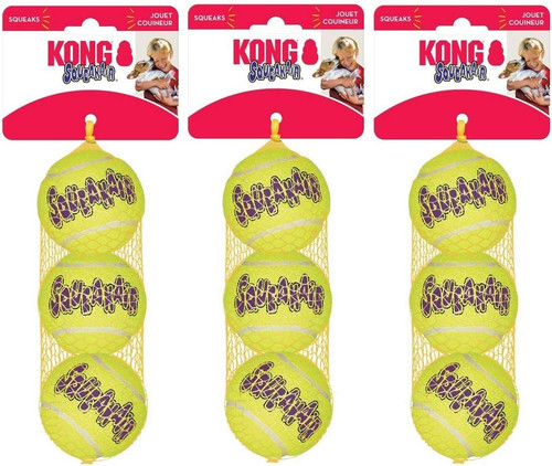 Kong squeakair dog - dog, tennis