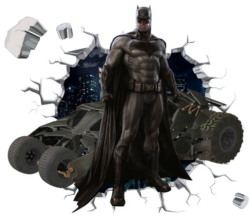Batman design wall decal - wall, 3d