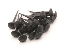 3" Iron Nails (1kg) Hand Forged Black Antique Rustic Victorian Round Head Nails