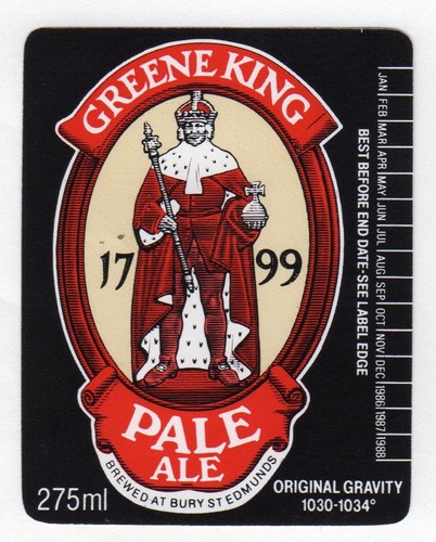 Beer label green - beer, pale