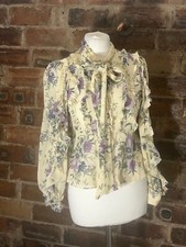 ZARA CREAM/LILAC/GREEN FRILLED