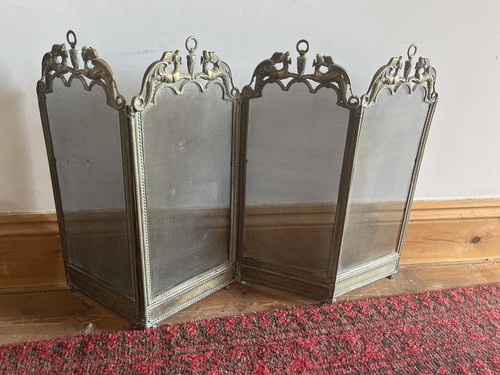 1920s antique fire guard - antique,