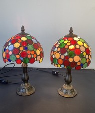 Pair Of Vintage Tiffany Style