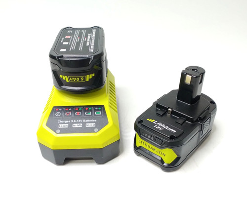 Lot 0ah for ryobi 18v - 6.0ah,