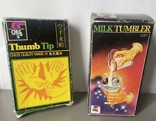 RARE Vintage Chu's Quality Magic Milk Tumbler 2057/ Thumb Tip Boxed Magic Tricks