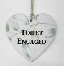 Craftworks Toilet Engaged/Vacant Double Sided Privacy  Wooden Door Plaque/Sign