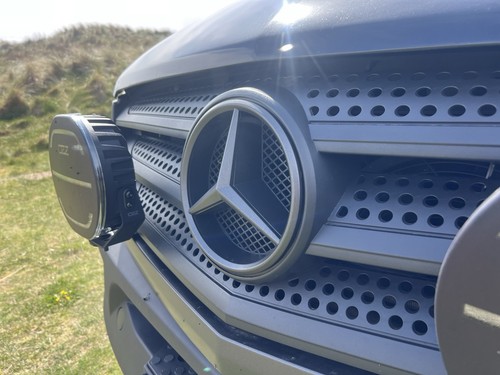 Customised black mercedes benz - customised,