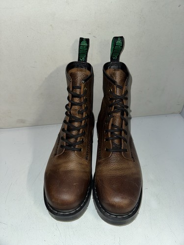 Solovair brown grain leather - brown,