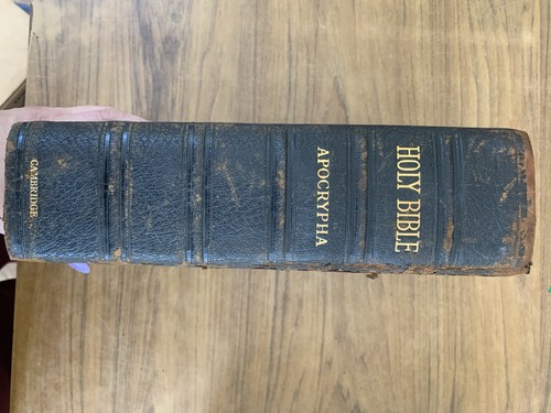 Antique cambridge holy bible - antique,