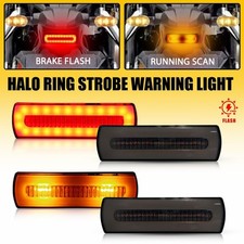 4PCS Amber LED Grill Side