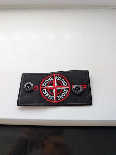 Stone island badge with - badge,