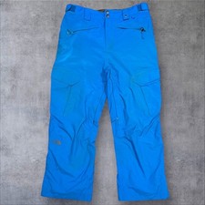 Mens Blue The North Face Hyvent Ski Trousers Salopettes (Size L) S723