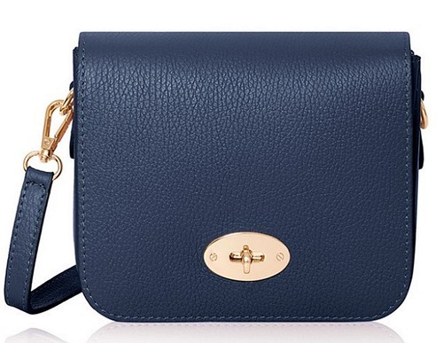 Leather crossbody bag turn - crossbody,