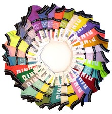 Victoria Secret VS Love Pink No Show Socks Black Random Colors New with Tags