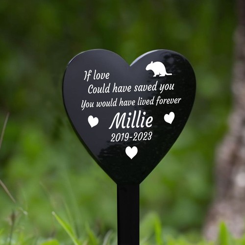 Personalised gerbil memorial - gerbil,