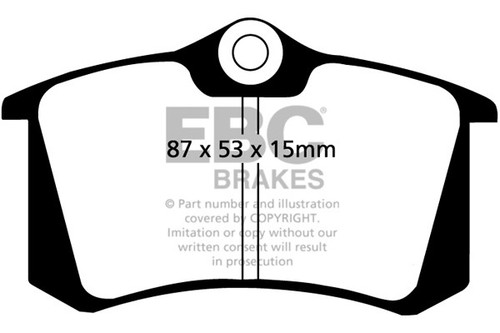 Ebc greenstuff rear brake pads - greenstuff,